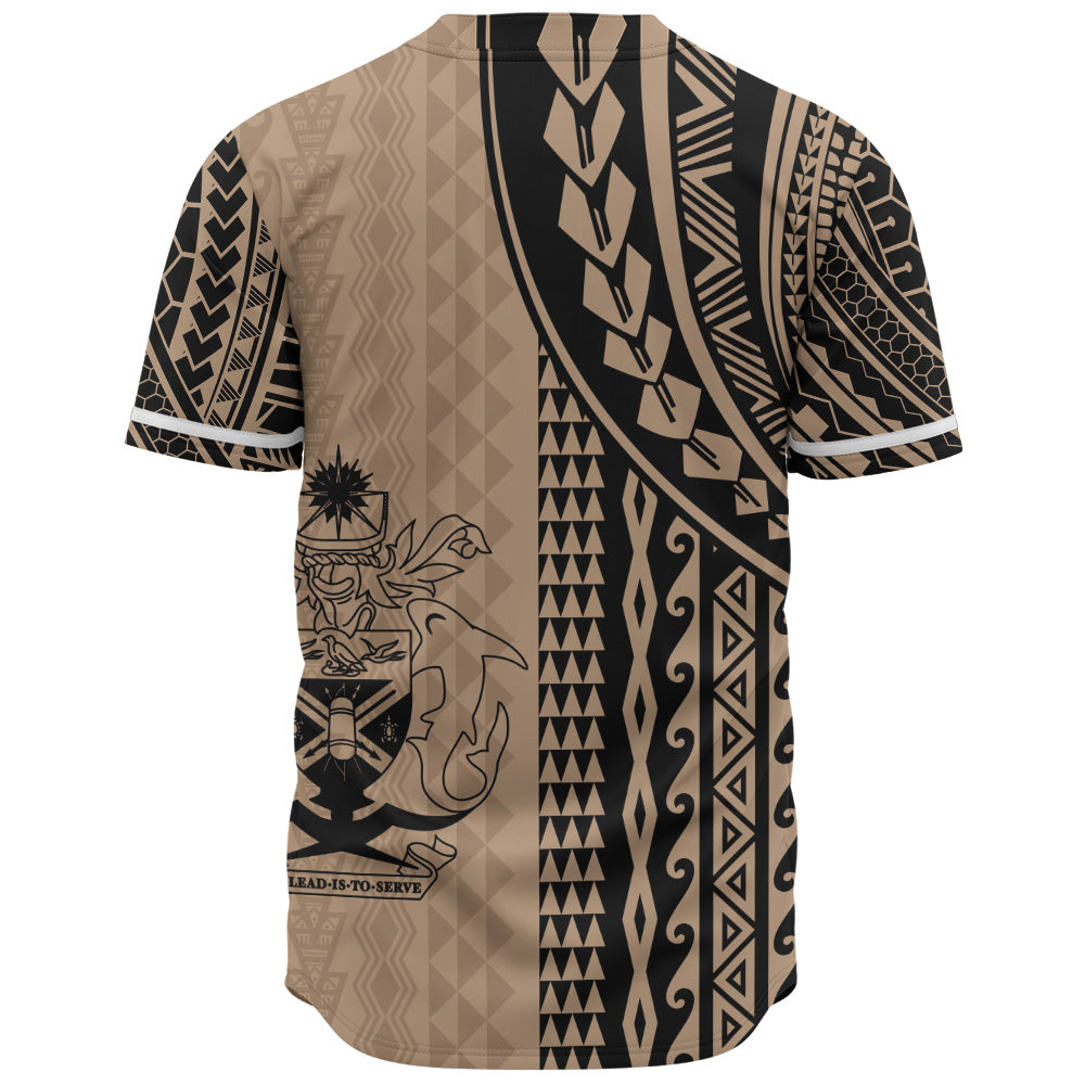 Solomon Islands Baseball Shirt Polynesian Tattoo