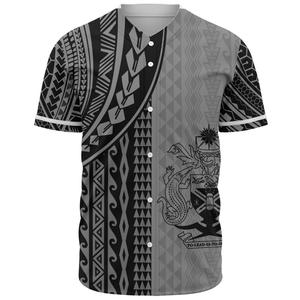 Solomon Islands Baseball Shirt Polynesian Tattoo