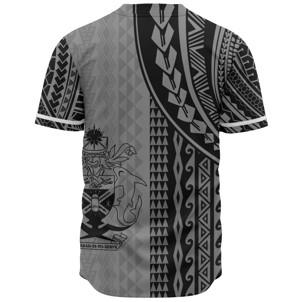 Solomon Islands Baseball Shirt Polynesian Tattoo