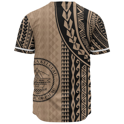 Palau Baseball Shirt Polynesian Tattoo