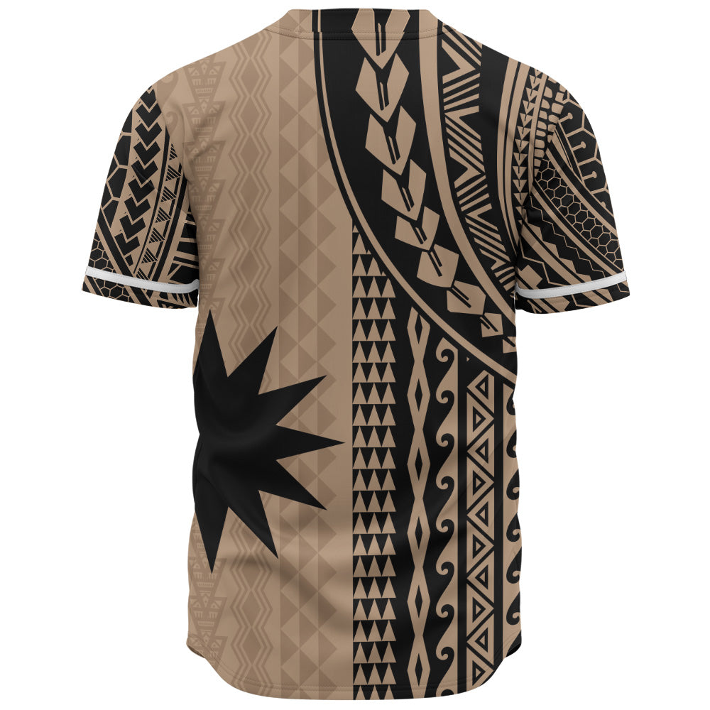 Nauru Baseball Shirt Polynesian Tattoo