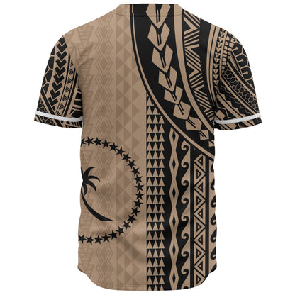 Chuuk State Baseball Shirt Polynesian Tattoo