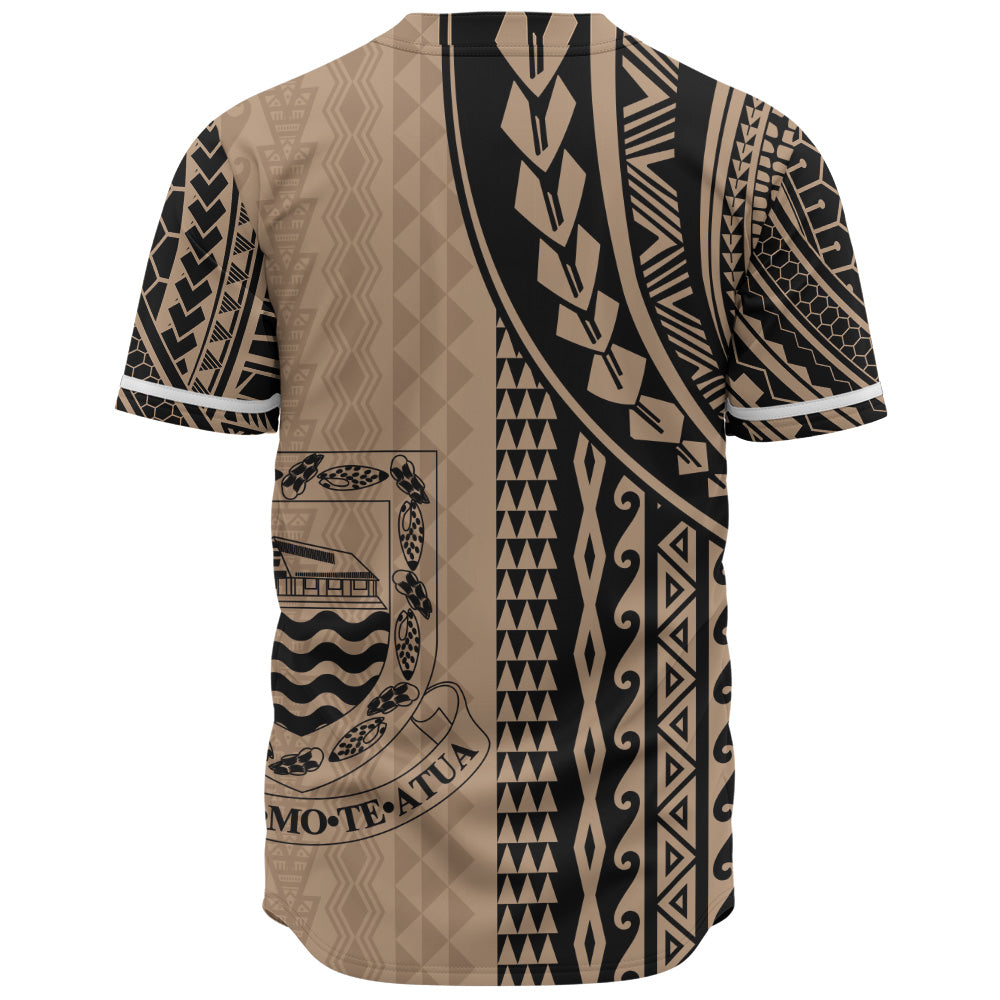 Tuvalu Baseball Shirt Polynesian Tattoo
