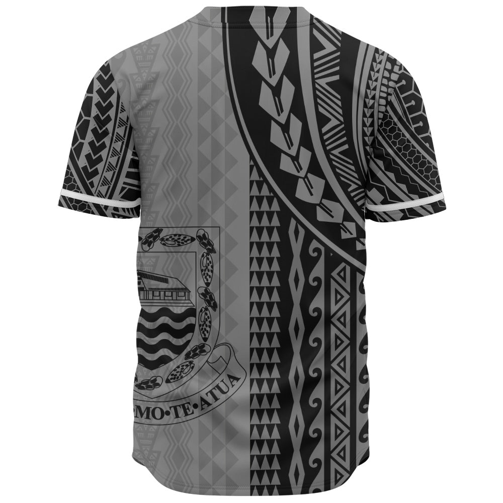 Tuvalu Baseball Shirt Polynesian Tattoo