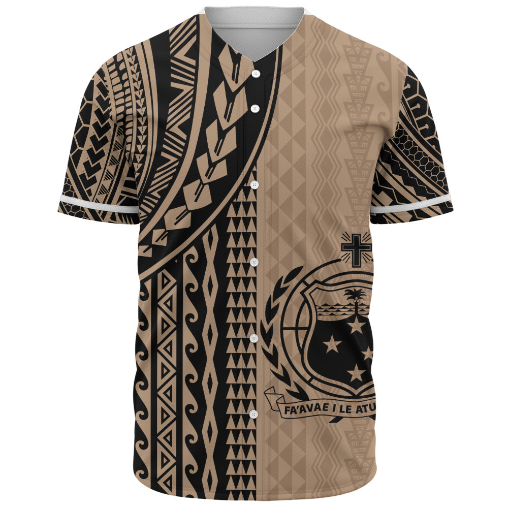 Samoa Baseball Shirt Polynesian Tattoo