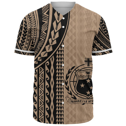 Samoa Baseball Shirt Polynesian Tattoo