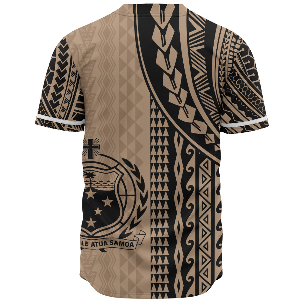 Samoa Baseball Shirt Polynesian Tattoo