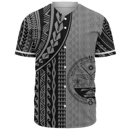 Marshall Islands Baseball Shirt Polynesian Tattoo