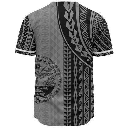Marshall Islands Baseball Shirt Polynesian Tattoo