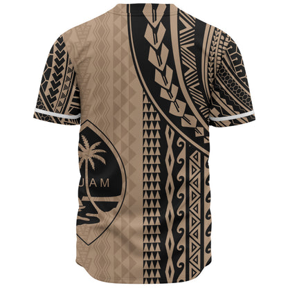 Guam Baseball Shirt Polynesian Tattoo