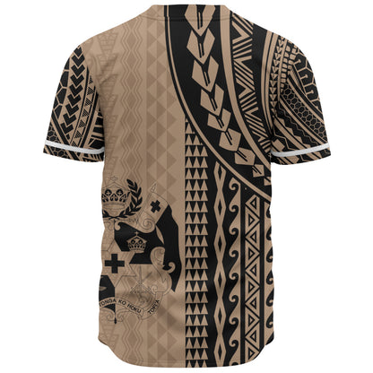 Tonga Baseball Shirt Polynesian Tattoo