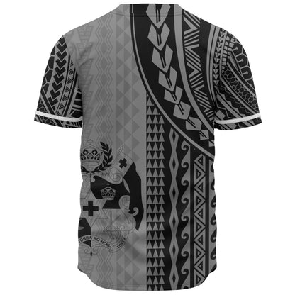 Tonga Baseball Shirt Polynesian Tattoo