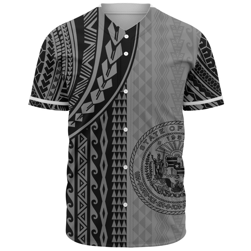 Hawaii Baseball Shirt Polynesian Tattoo