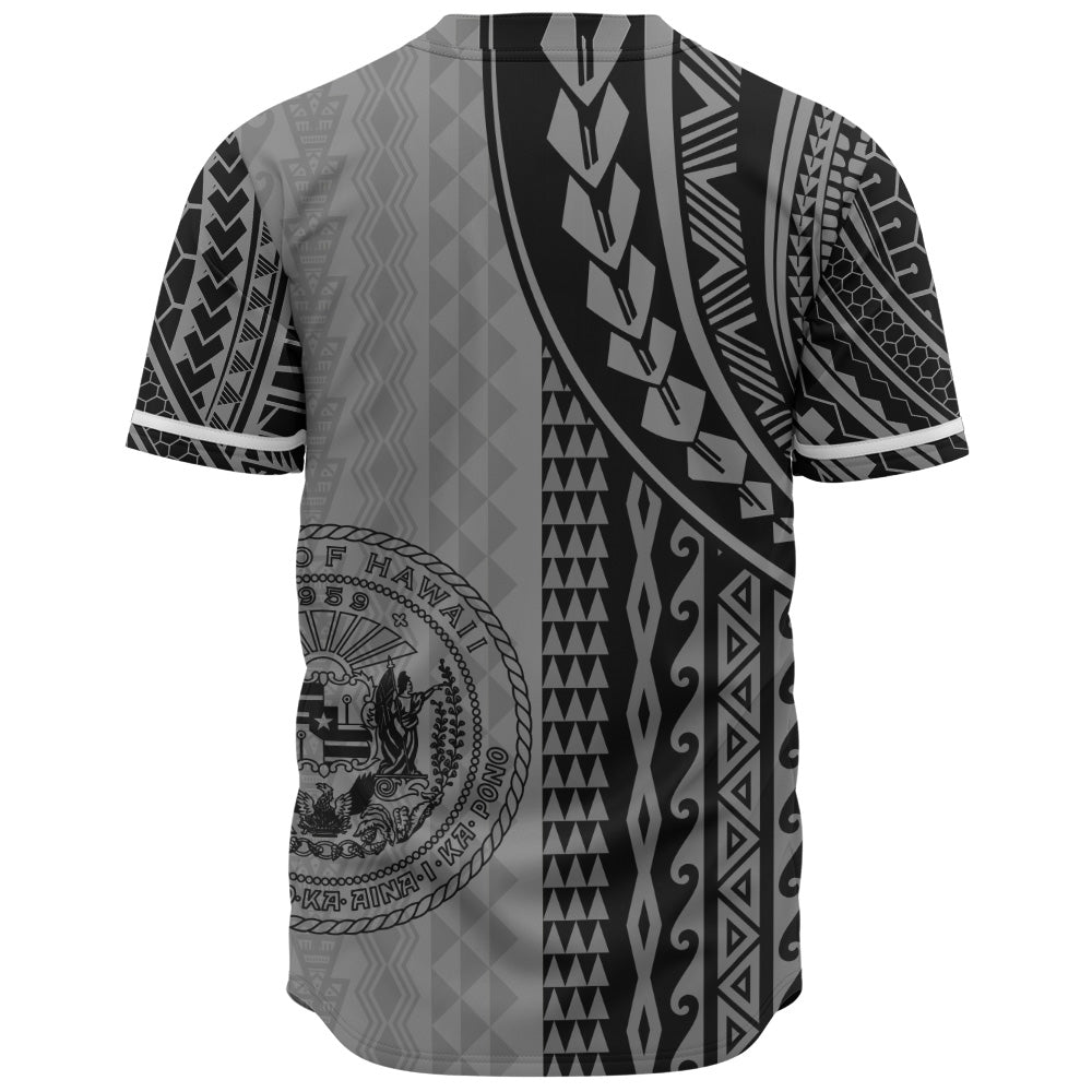 Hawaii Baseball Shirt Polynesian Tattoo