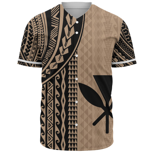 Hawaii Baseball Shirt Kanaka Maoli Polynesian Tattoo