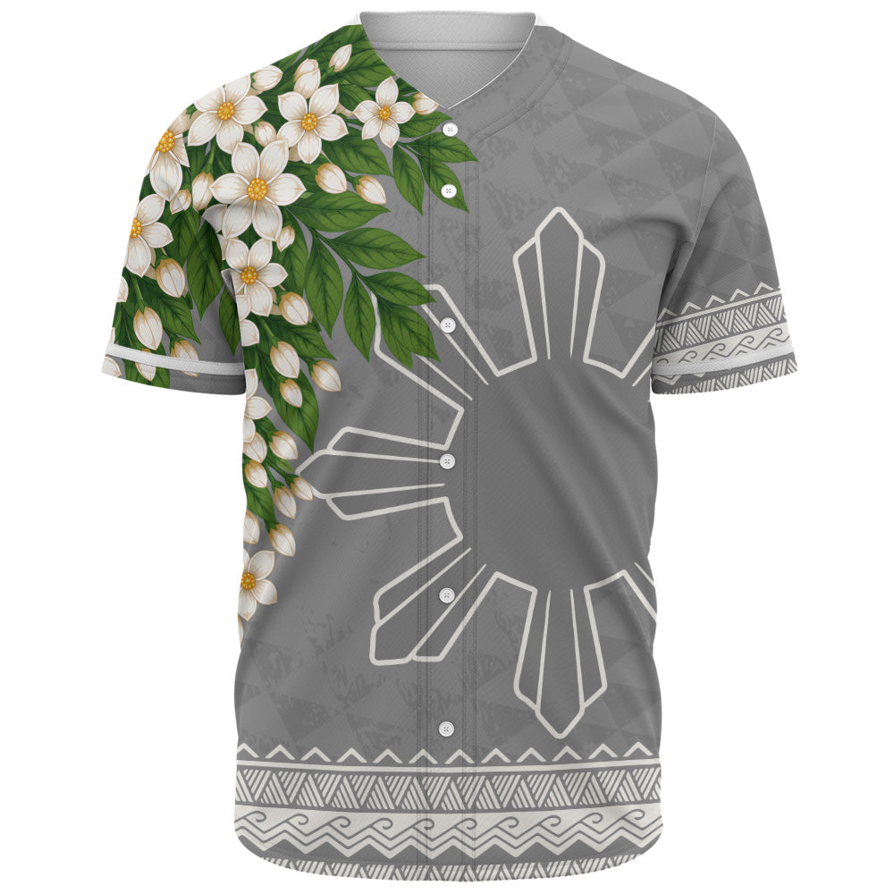 Philippines Filipinos Baseball Shirt Sampaguita Sunshine Bloom Style
