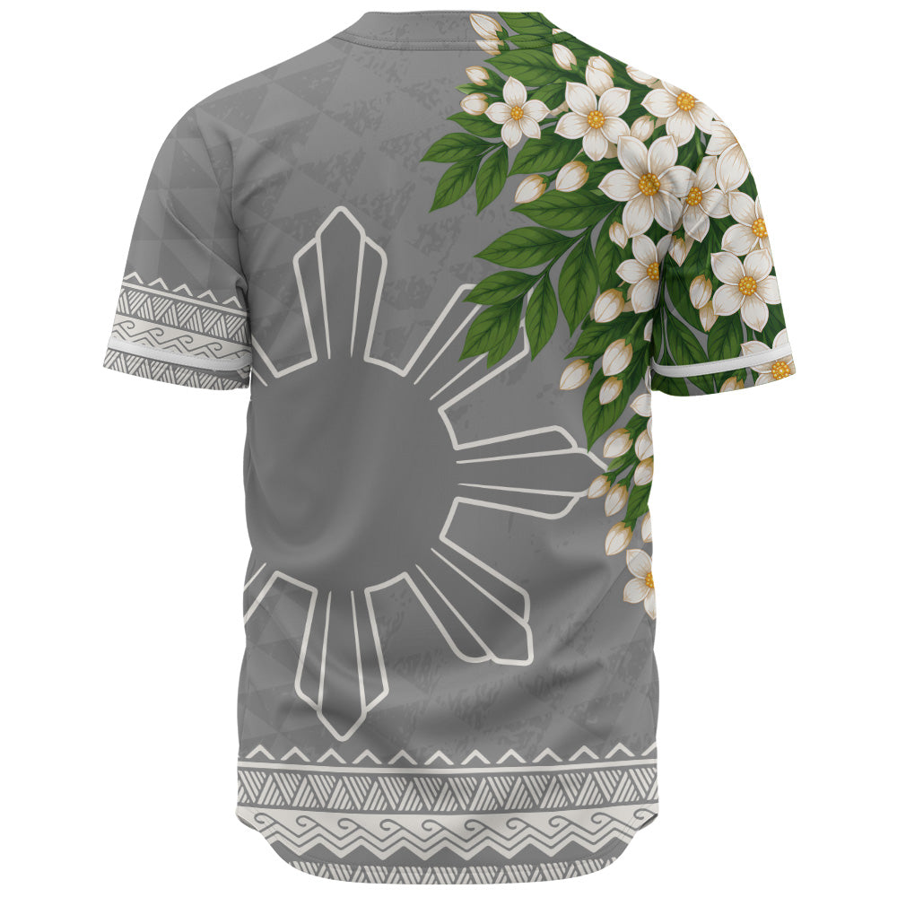 Philippines Filipinos Baseball Shirt Sampaguita Sunshine Bloom Style