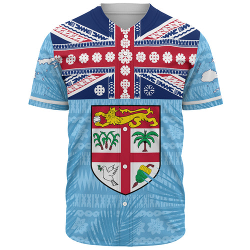 Fiji Baseball Shirt Fiji Day Island Crest Pride