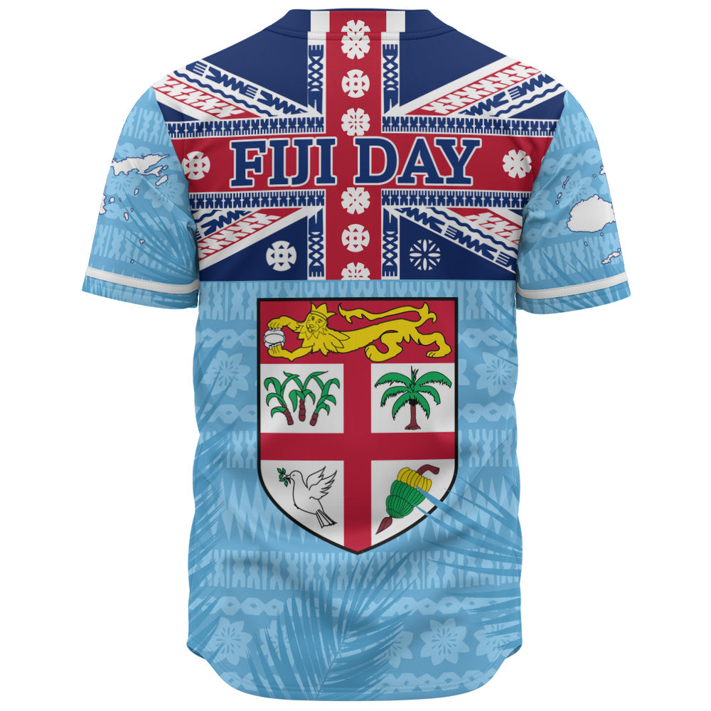 Fiji Baseball Shirt Fiji Day Island Crest Pride