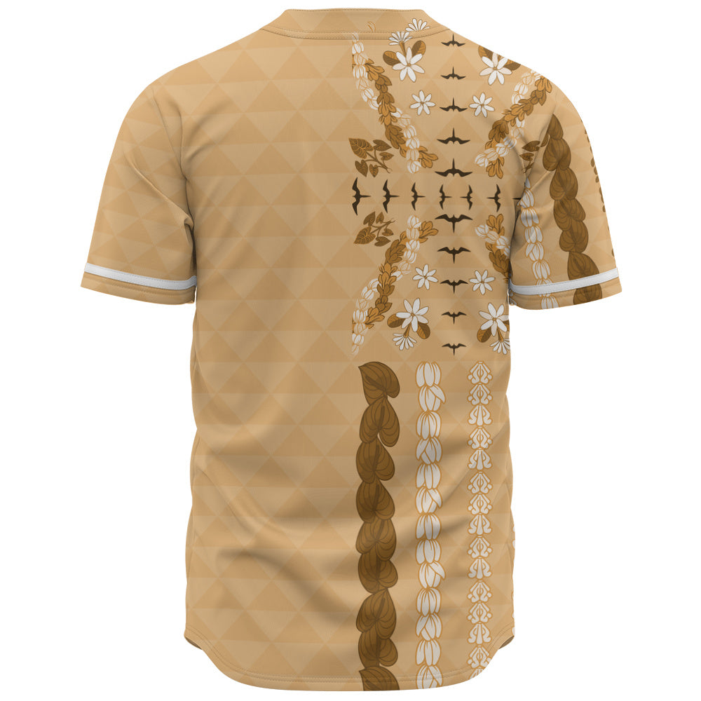 Hawaii Baseball Shirt Lei Flower Island Elegance