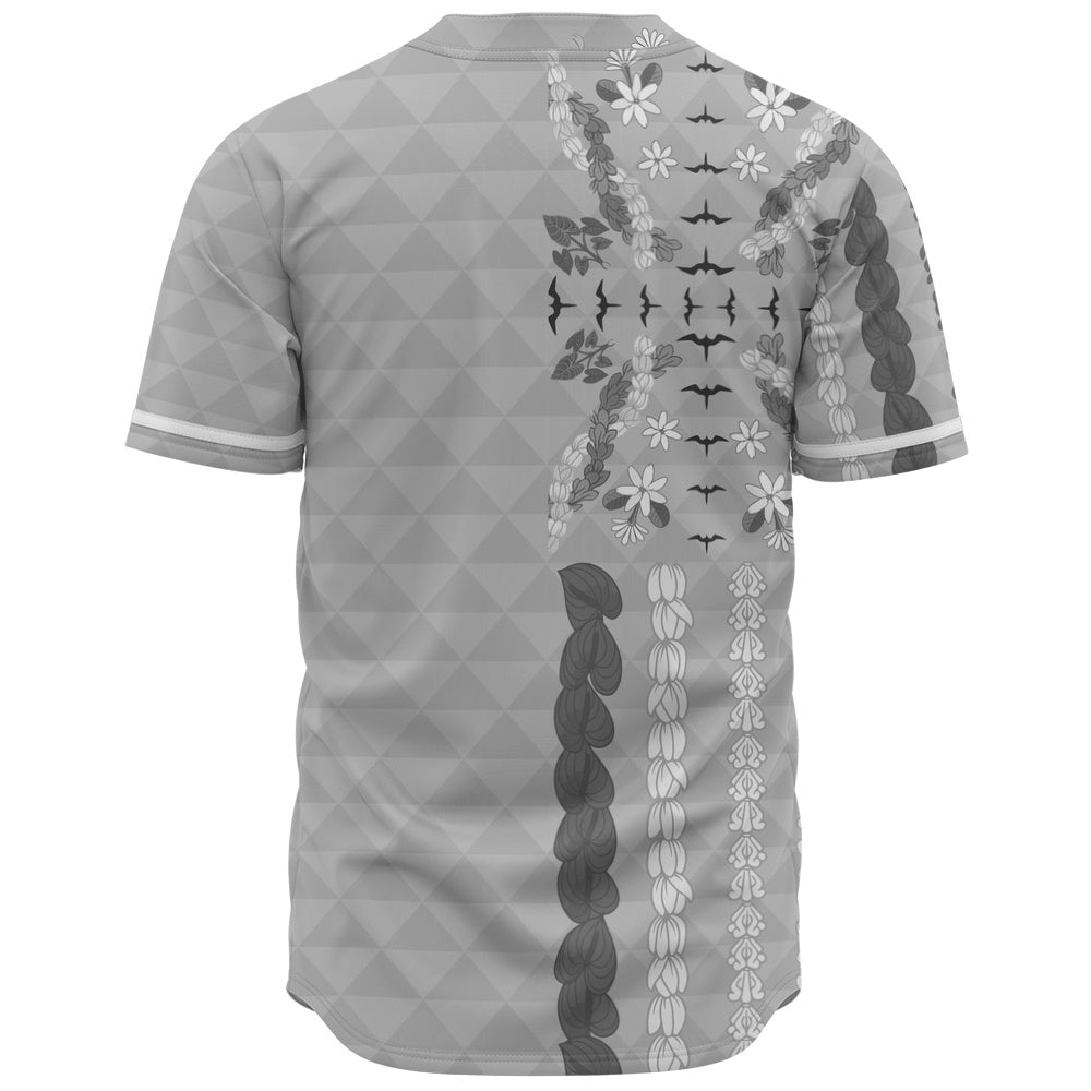 Hawaii Baseball Shirt Lei Flower Island Elegance