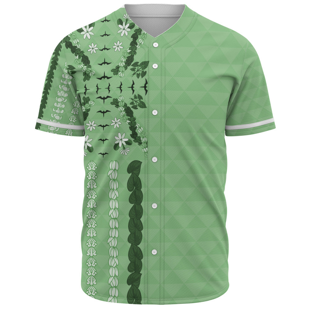 Hawaii Baseball Shirt Lei Flower Island Elegance