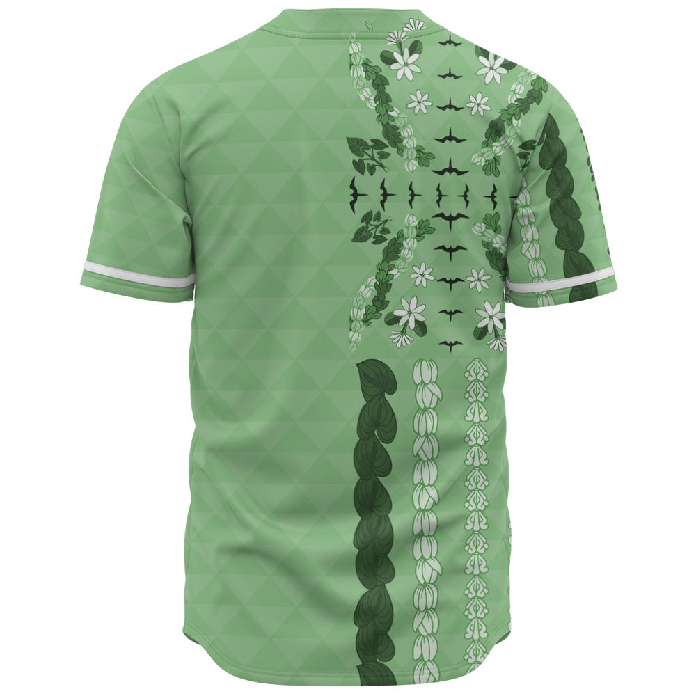 Hawaii Baseball Shirt Lei Flower Island Elegance