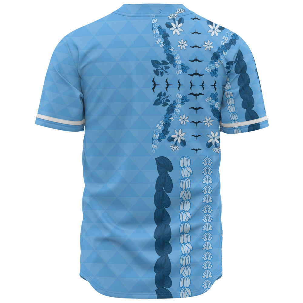 Hawaii Baseball Shirt Lei Flower Island Elegance