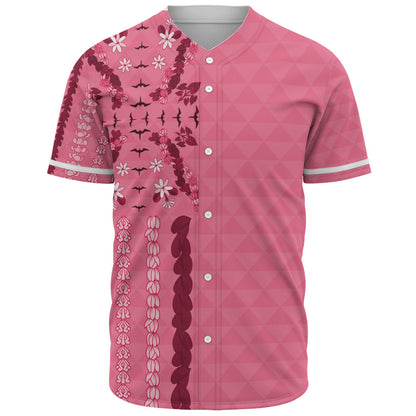 Hawaii Baseball Shirt Lei Flower Island Elegance