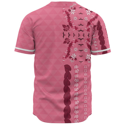Hawaii Baseball Shirt Lei Flower Island Elegance