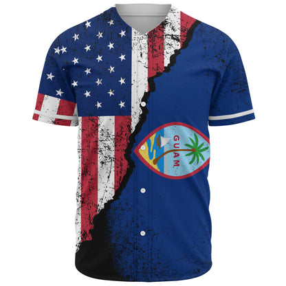 Guam Baseball Shirt American Unity Style