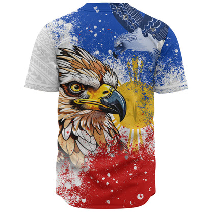 Philippines Filipinos Baseball Shirt Eagle Flag Warrior Pride