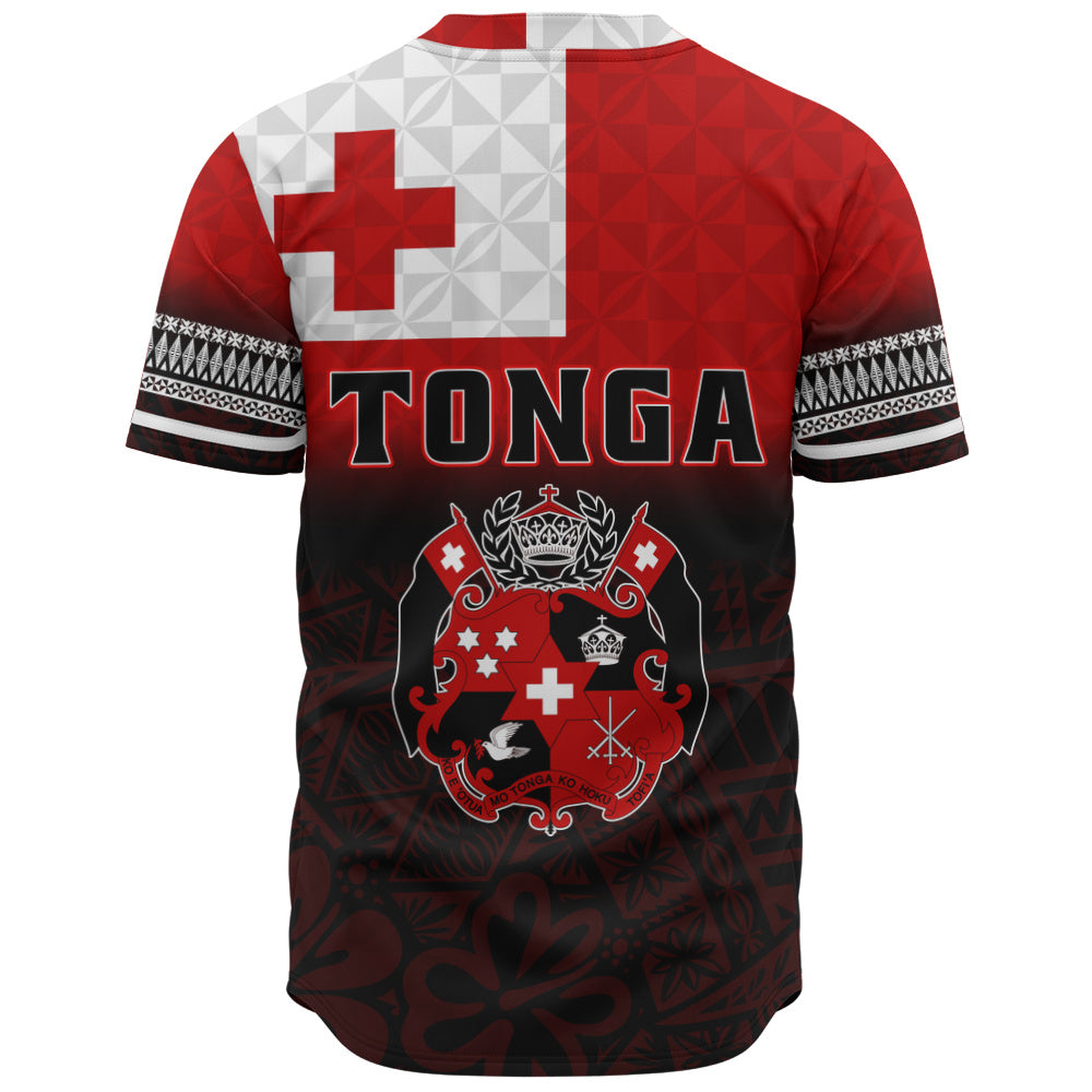 Tonga Baseball Shirt Kingdom Crest 676 Island Pride