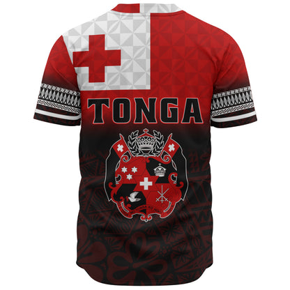 Tonga Baseball Shirt Kingdom Crest 676 Island Pride