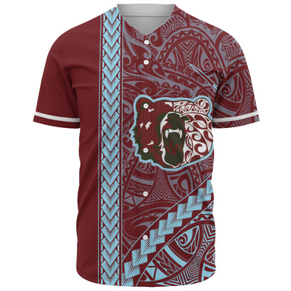 Henry Perrine Baldwin High School Baseball Shirt Tribal Polynesian Pride Style