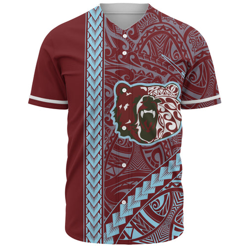 Henry Perrine Baldwin High School Baseball Shirt Tribal Polynesian Pride Style