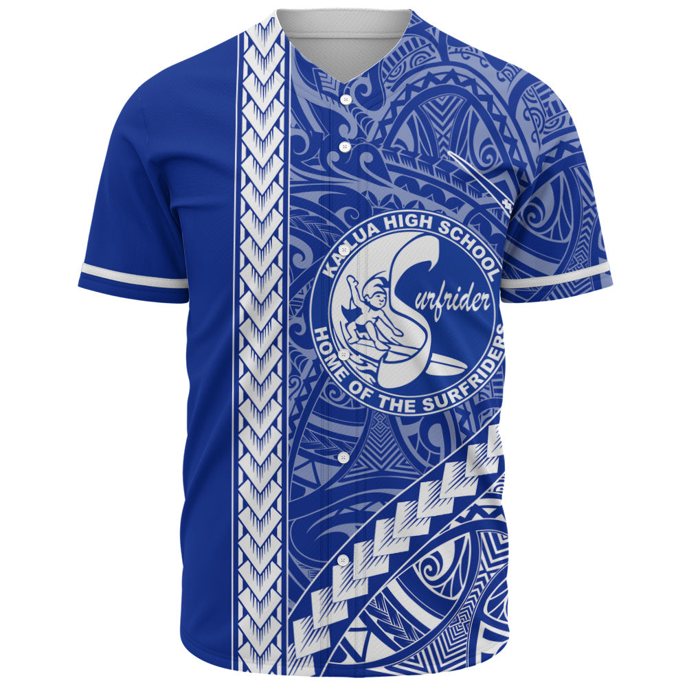 Kailua High School Baseball Shirt Tribal Polynesian Pride Style
