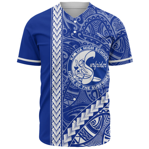 Kailua High School Baseball Shirt Tribal Polynesian Pride Style