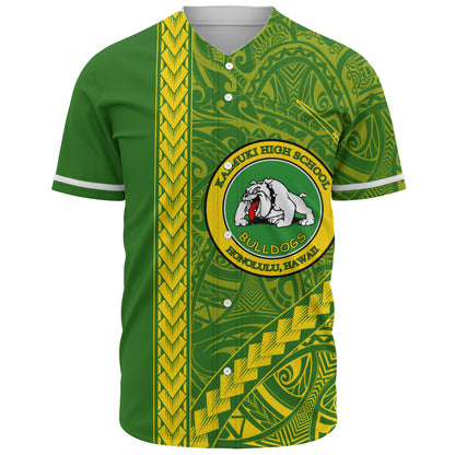 Kaimuki High School Baseball Shirt Tribal Polynesian Pride Style