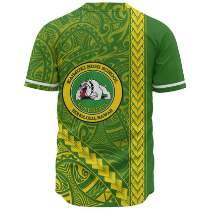 Kaimuki High School Baseball Shirt Tribal Polynesian Pride Style