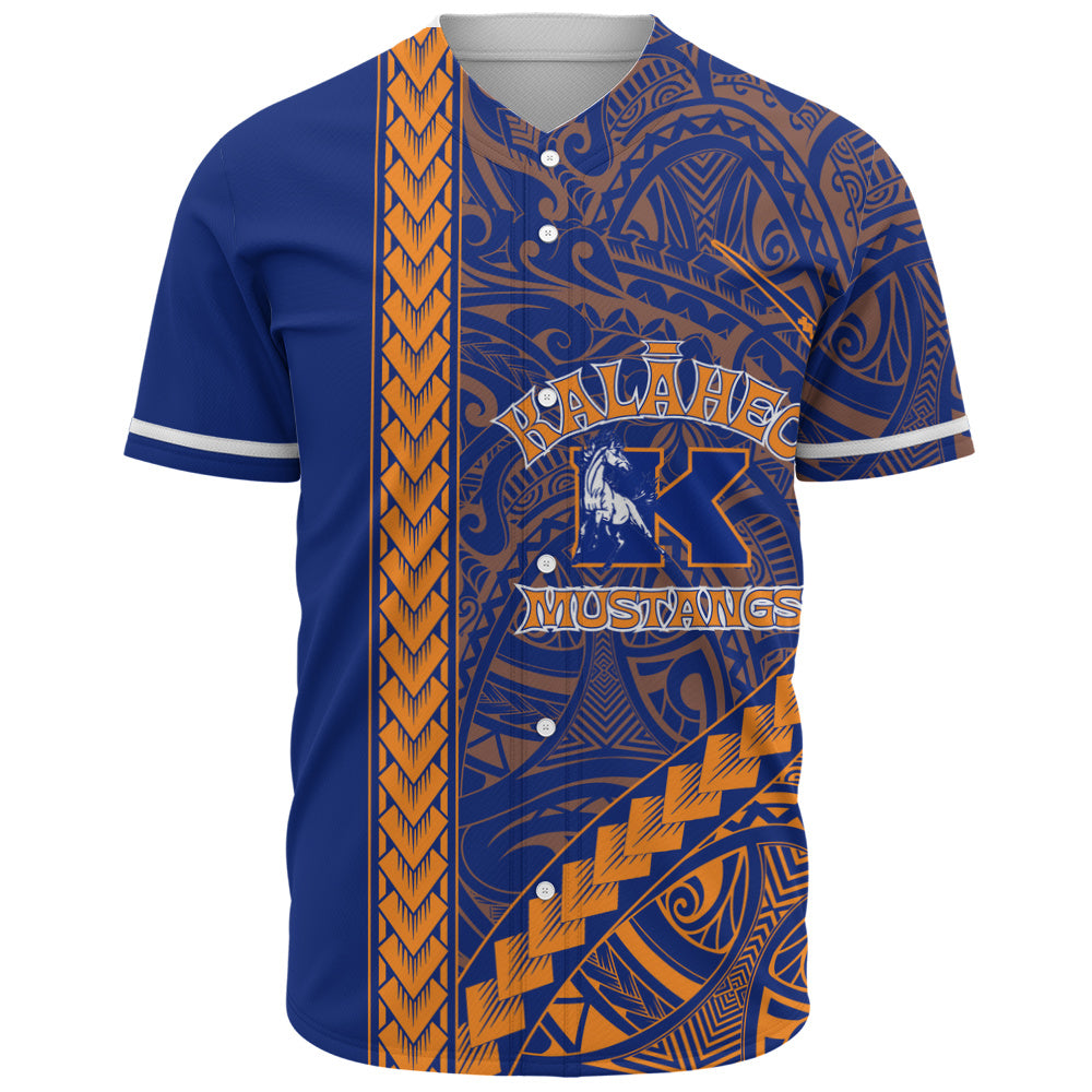 Kalaheo High School Baseball Shirt Tribal Polynesian Pride Style