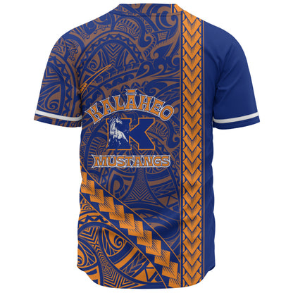 Kalaheo High School Baseball Shirt Tribal Polynesian Pride Style