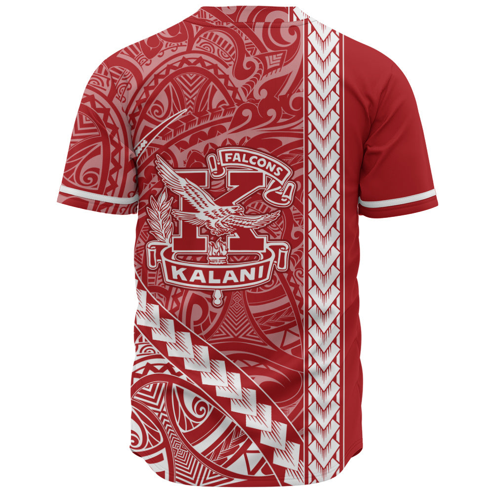 Kalani High School Baseball Shirt Tribal Polynesian Pride Style