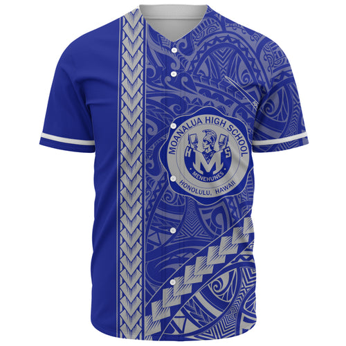 moanalua high school Baseball Shirt Tribal Polynesian Pride Style