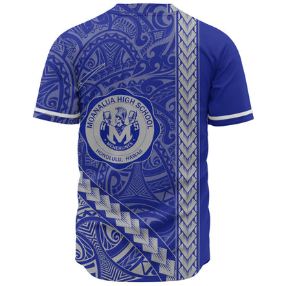 moanalua high school Baseball Shirt Tribal Polynesian Pride Style