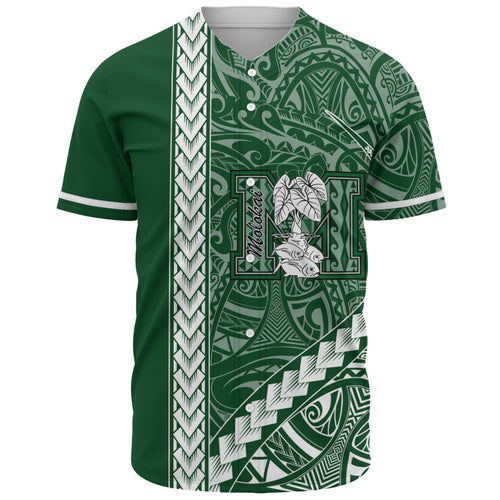Molokaʻi High School Baseball Shirt Tribal Polynesian Pride Style