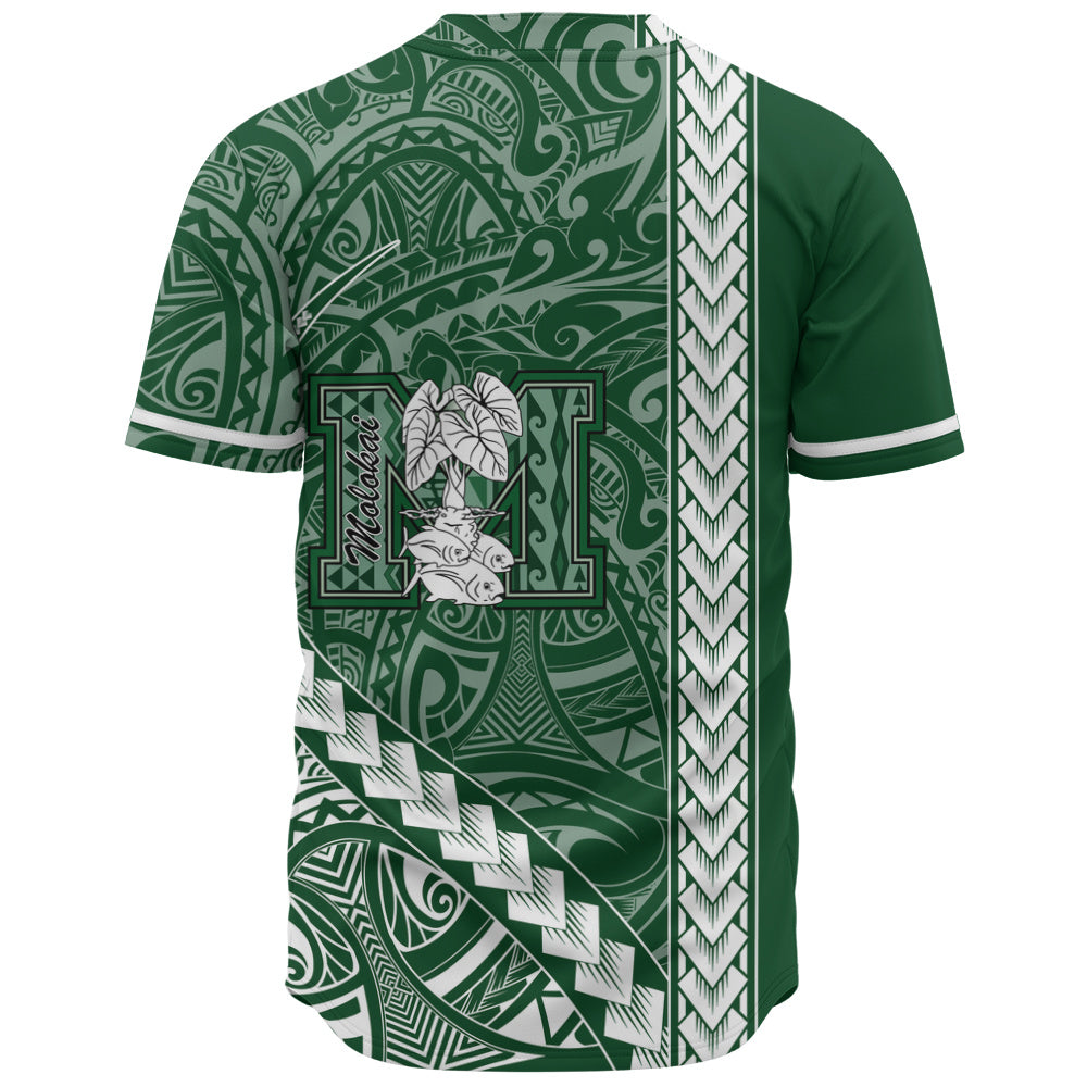 Molokaʻi High School Baseball Shirt Tribal Polynesian Pride Style