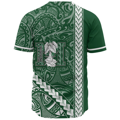 Molokaʻi High School Baseball Shirt Tribal Polynesian Pride Style