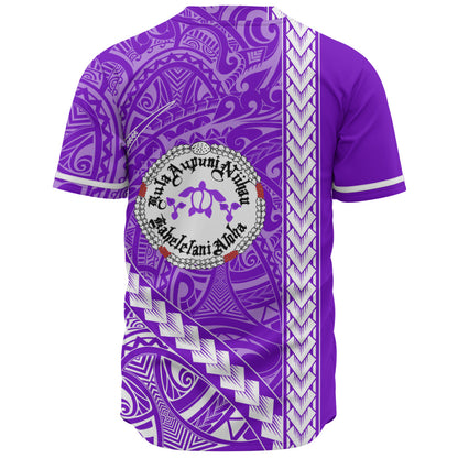 Ni'ihau High and Elementary School Baseball Shirt Tribal Polynesian Pride Style