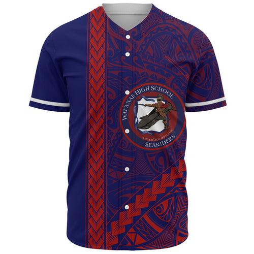 Waianae High School Baseball Shirt Tribal Polynesian Pride Style